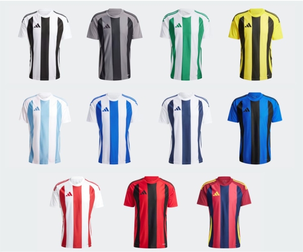 KOMPLET ADIDAS STRIPED 24 JR + NADRUK